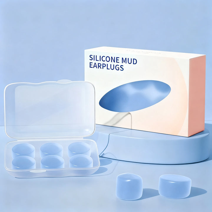 Silicone earplugs for sleeping and noise reduction