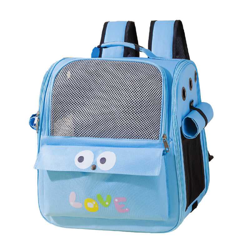 Breathable Pet Backpack for Cats and Dogs