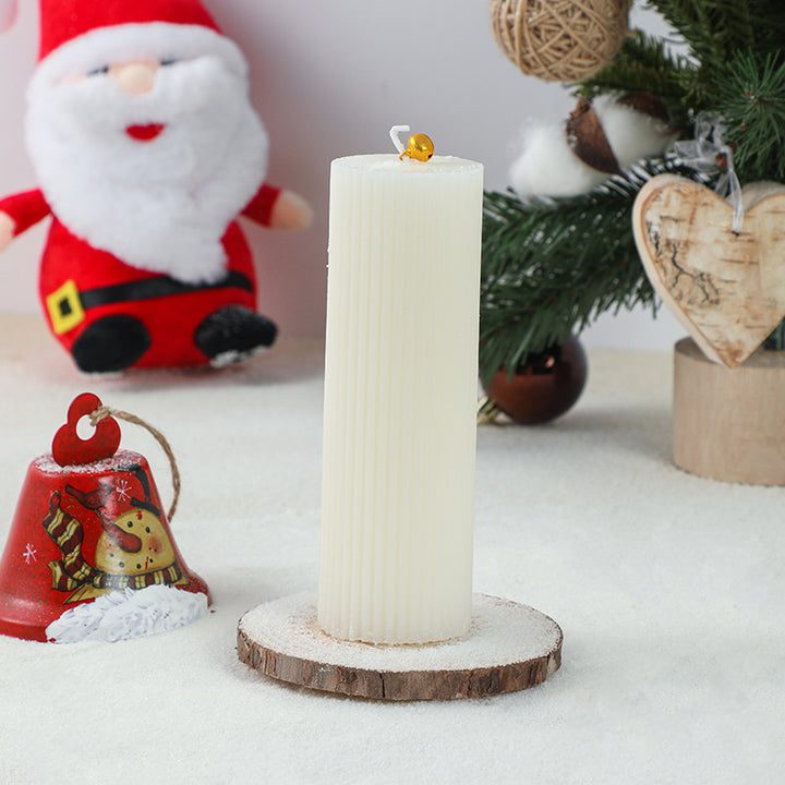 Handcrafted Christmas Scented Candle, Tree Shape