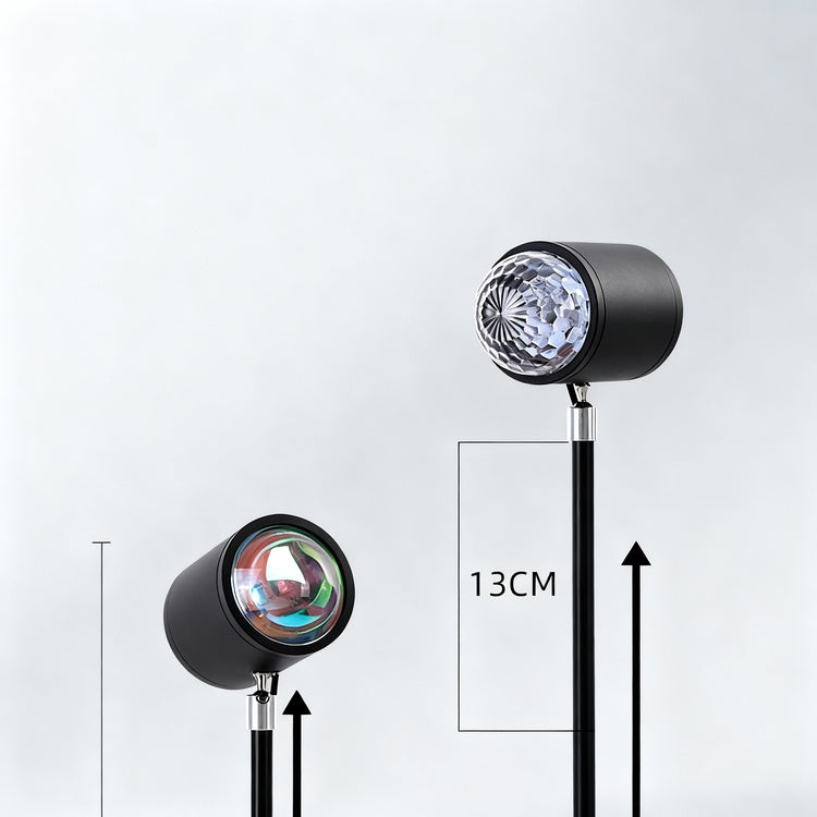 Sunset projection lamp with remote control, 40 cm