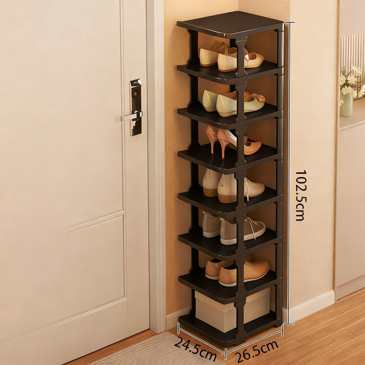 Plastic shoe rack, 9-layered