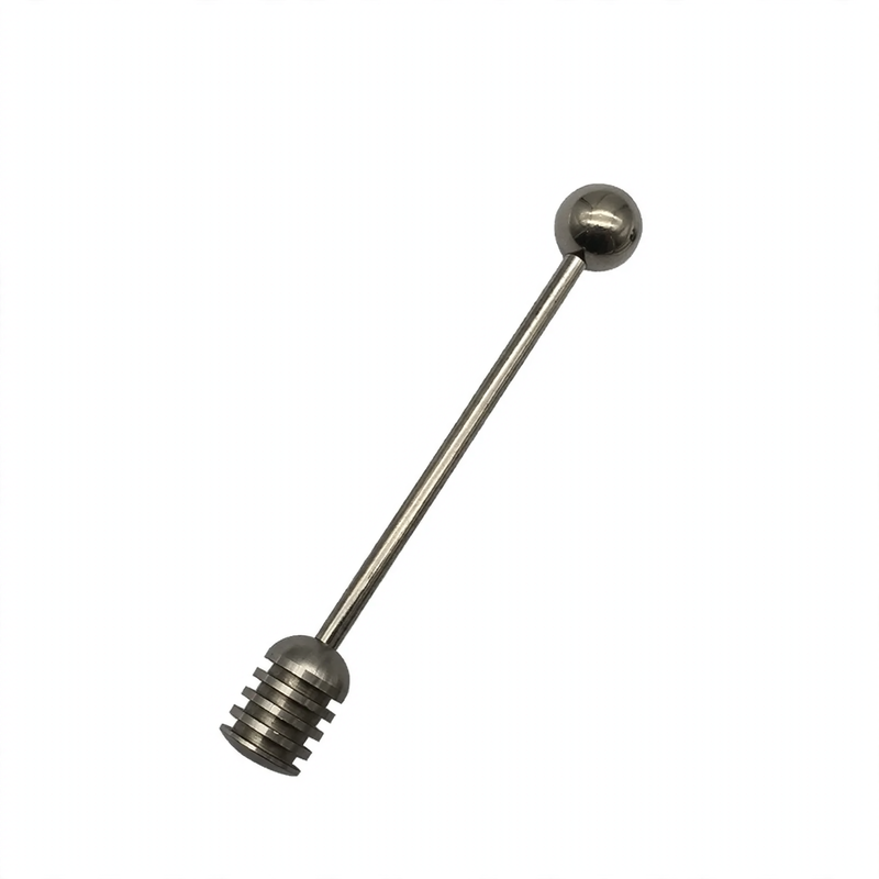 Stainless Steel Honey Dispenser with Stirring Rod