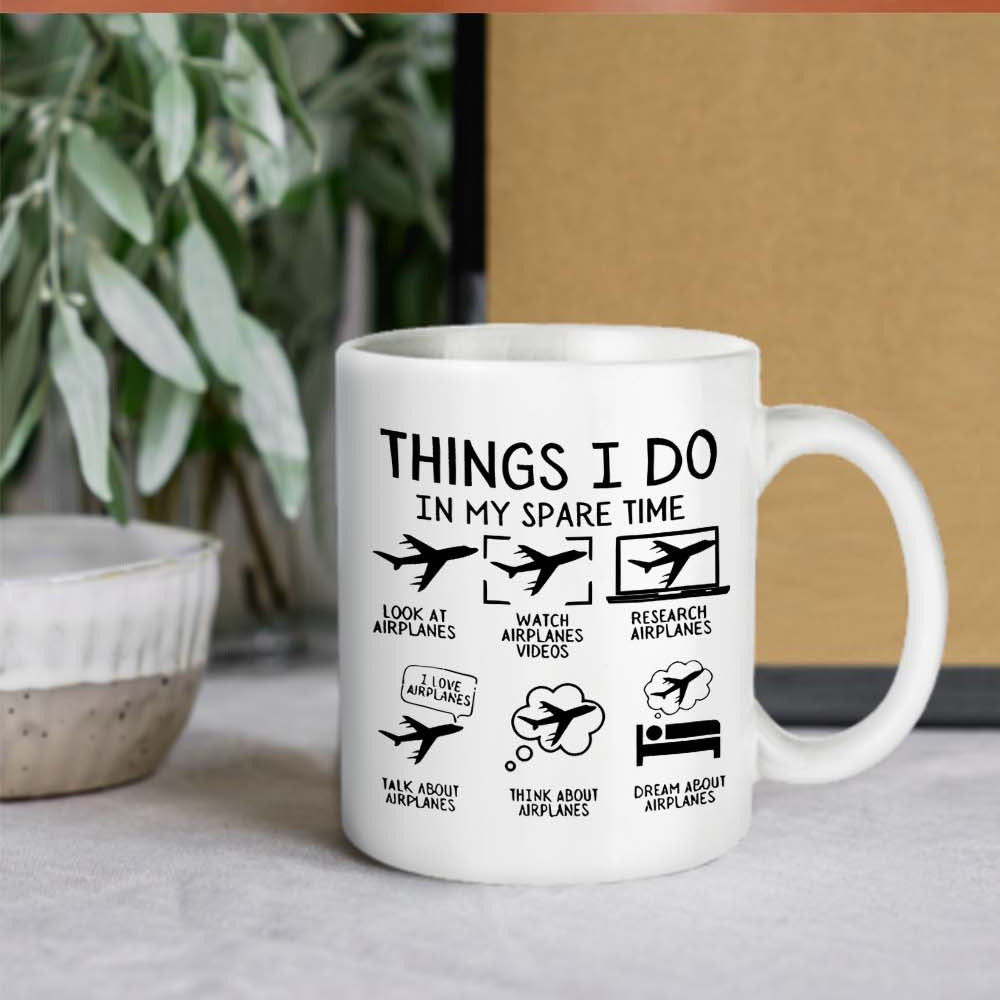 Ceramic mug with design, 301–400 ml