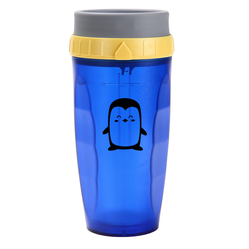 Portable drinking cup with straw, 300 ml