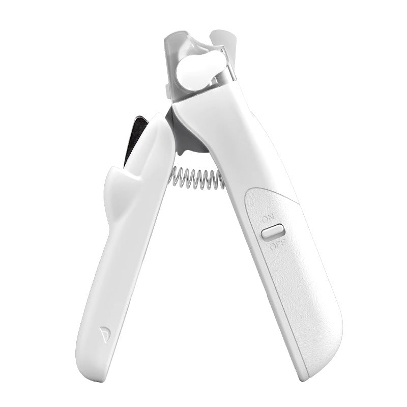 Nail clippers for cats and dogs with LED light
