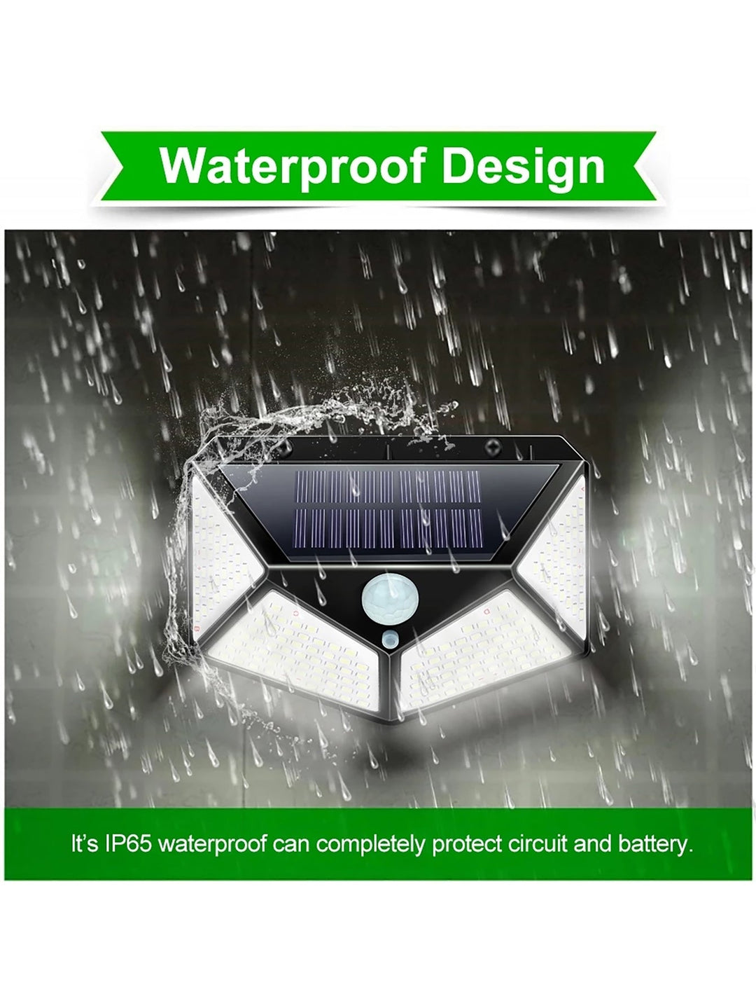 MULTIFUNCTIONAL SOLAR LAMP - WATERPROOF LED GARDEN LIGHT WITH MOTION SENSOR | Kalsten