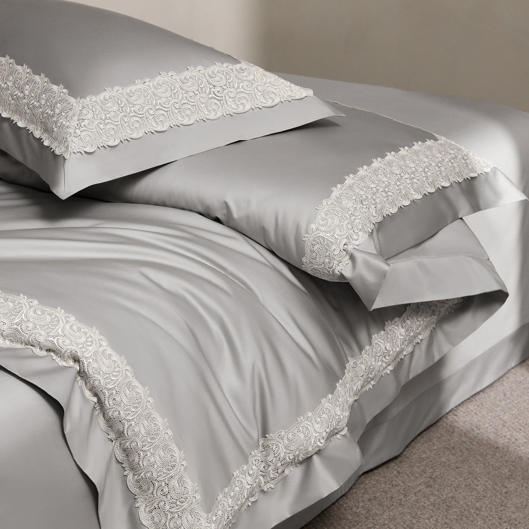 Cotton bedding set, 4-piece, elegant