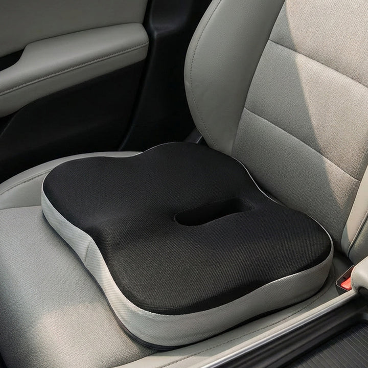 Ergonomic seat cushion made of memory foam, 41×38 cm