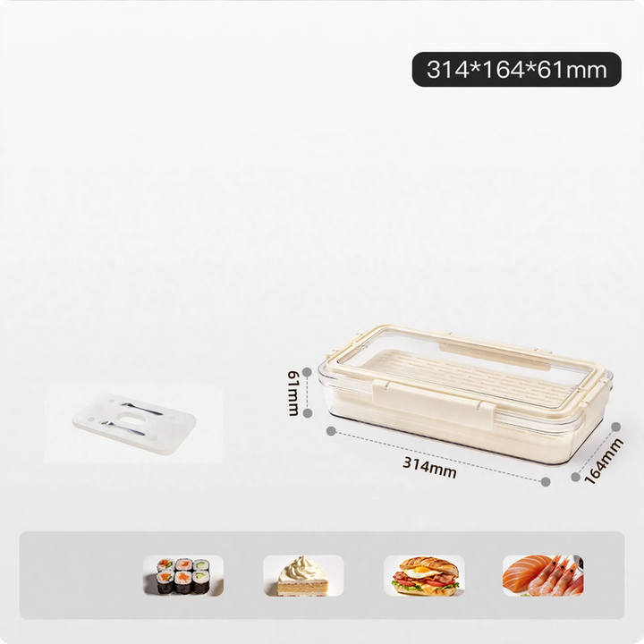 Food storage container made of food-grade PET, 4–5 L