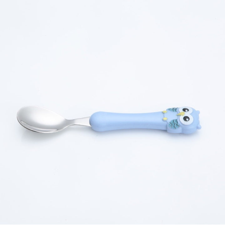 Children's tableware set made of stainless steel, portable
