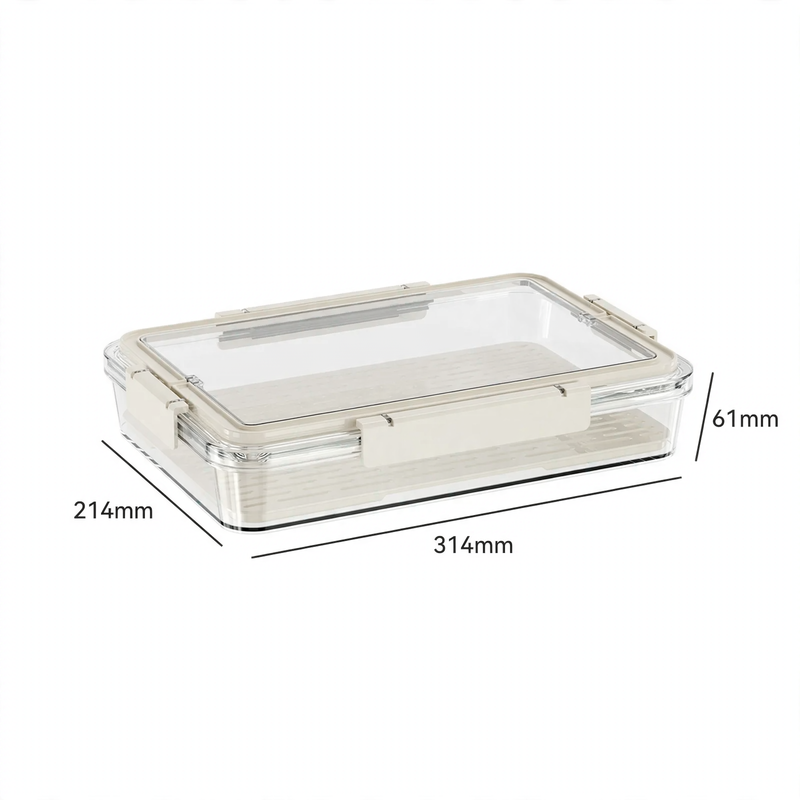 Food storage container made of food-grade PET, 4–5 L