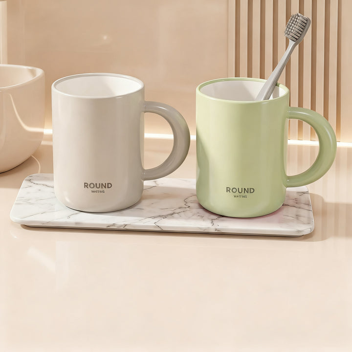 Toothbrush cup made of PP, unbreakable