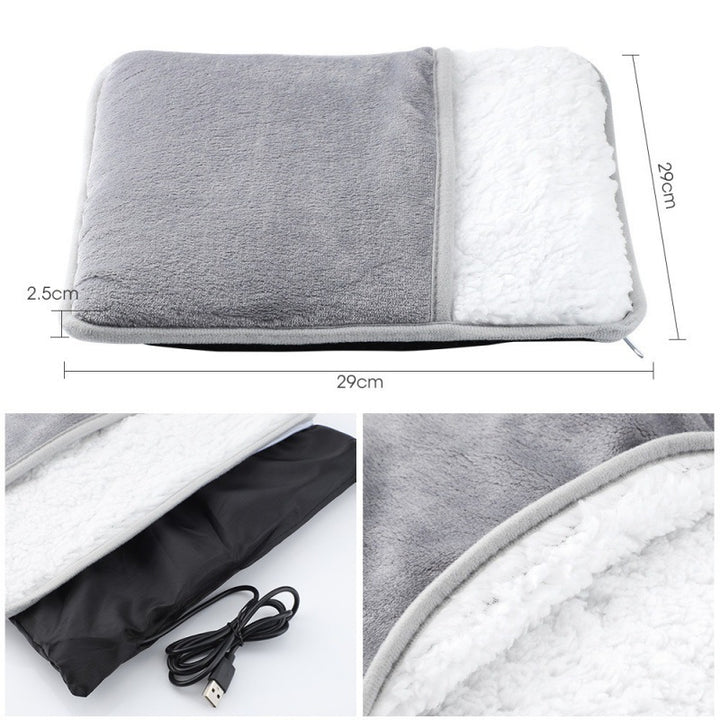 USB foot warmer with pull switch