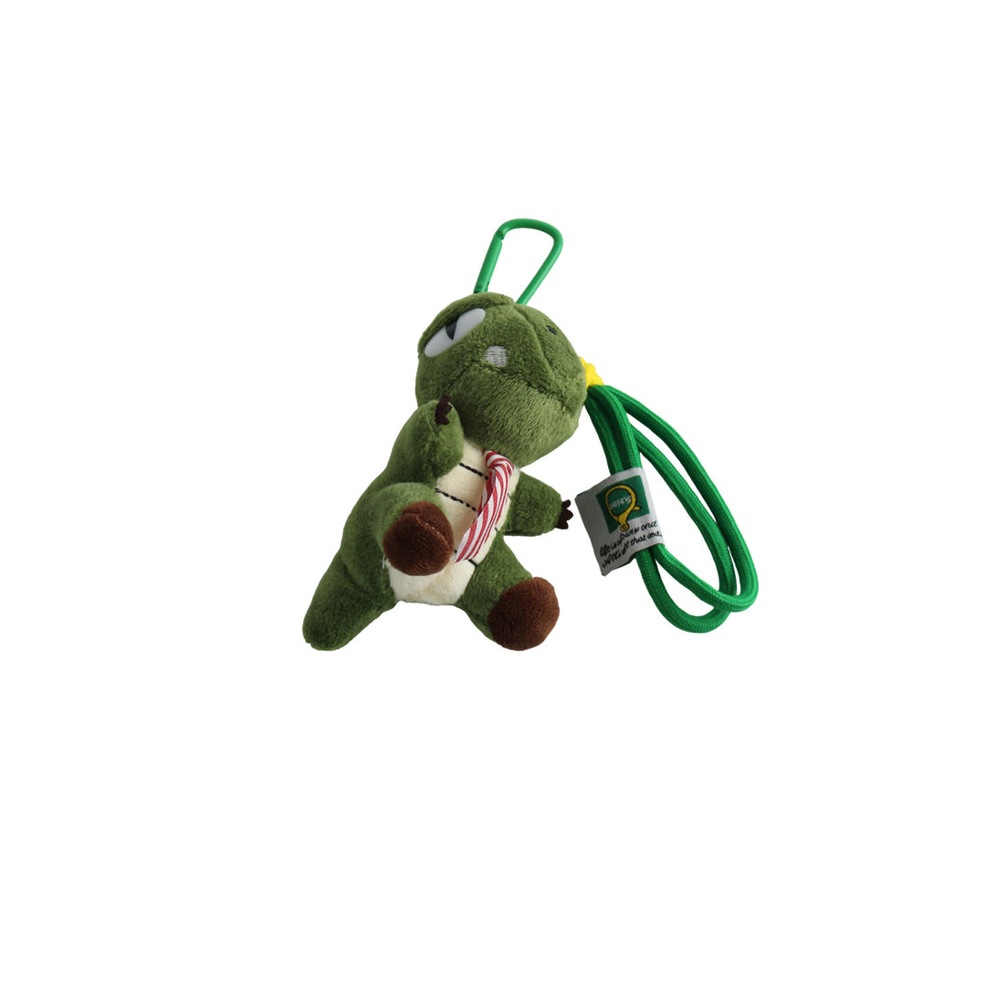 Plush keychain crocodile, green, cute