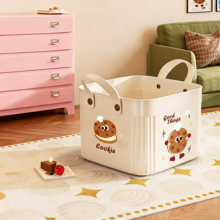 Storage box made of PP plastic, flat
