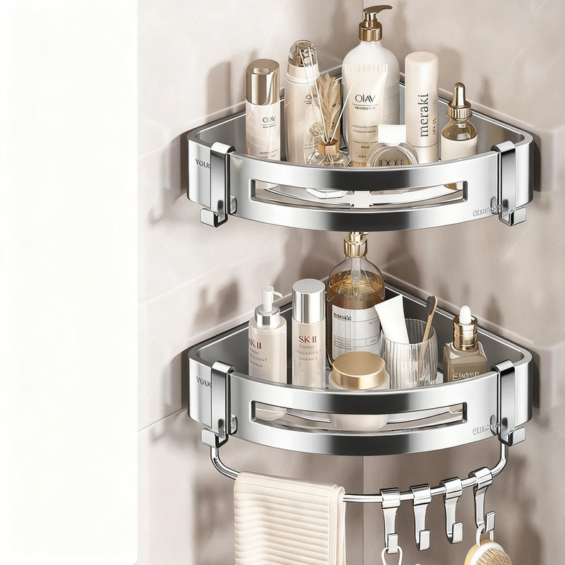 Stainless Steel Corner Basket for Bathroom and Shower