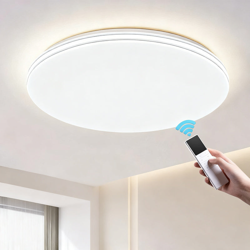 LED ceiling light round 40 cm, modern, dimmable