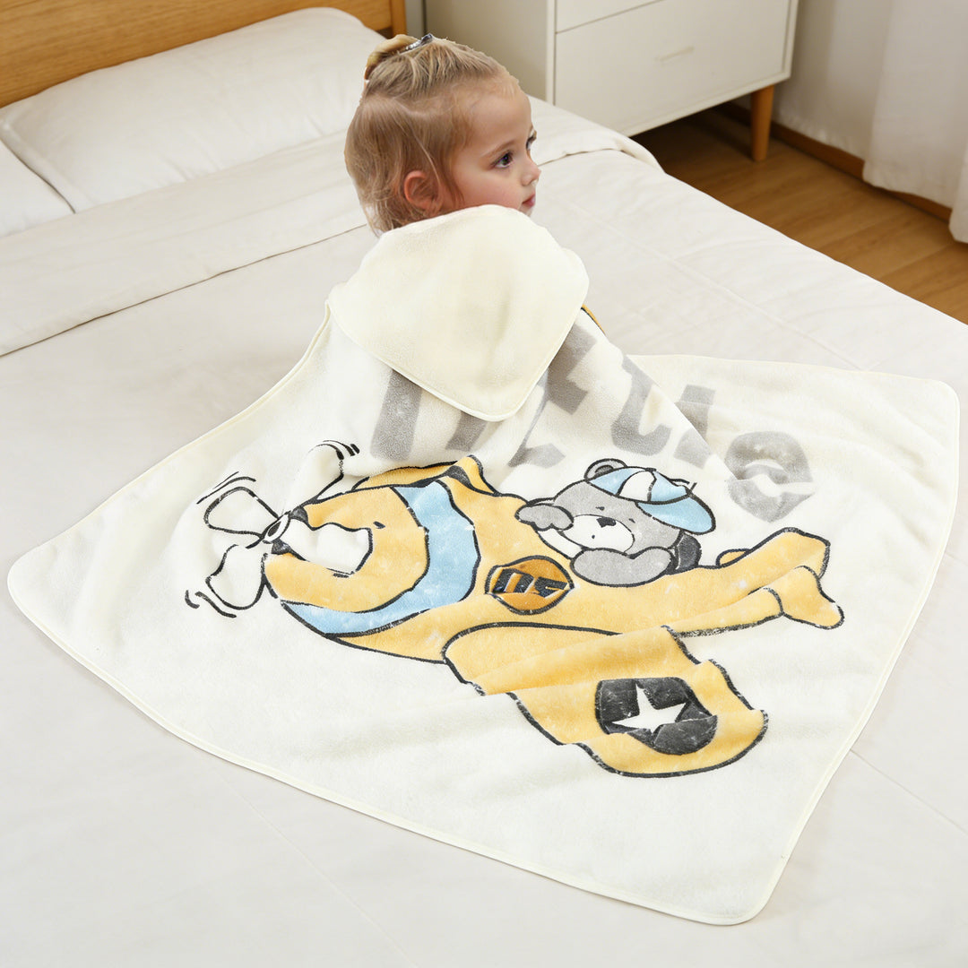 Baby blanket made of coral fleece, 80×80 cm
