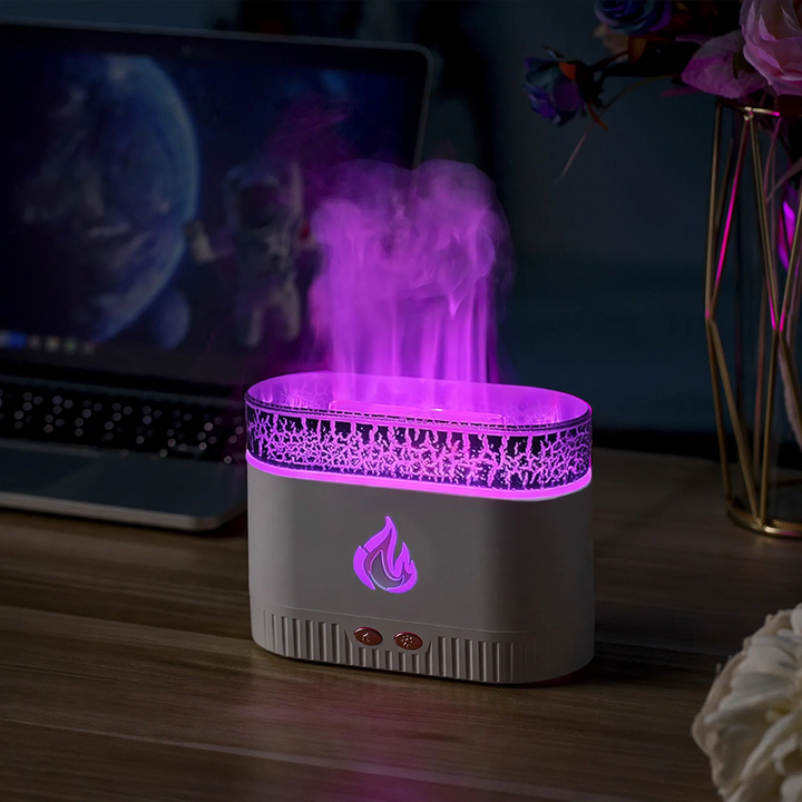 Aromatherapy diffuser with lava lamp design, 200 ml