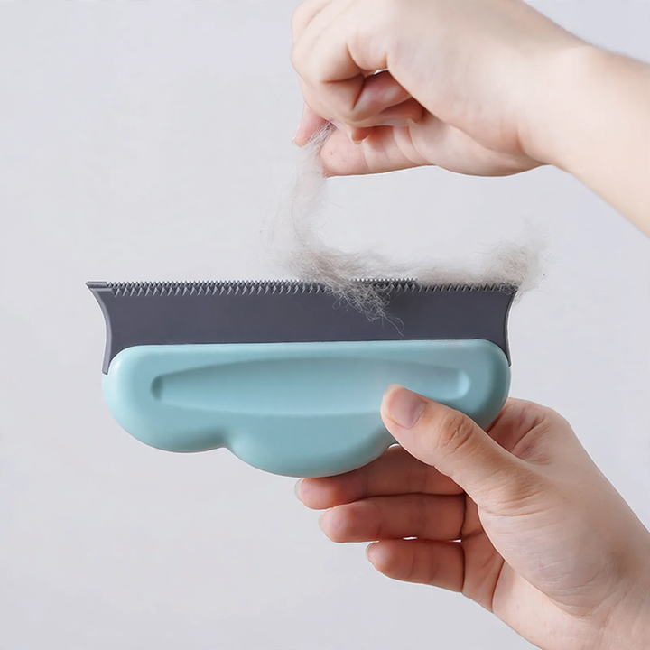 Cat brush with saw blade structure, arch brush