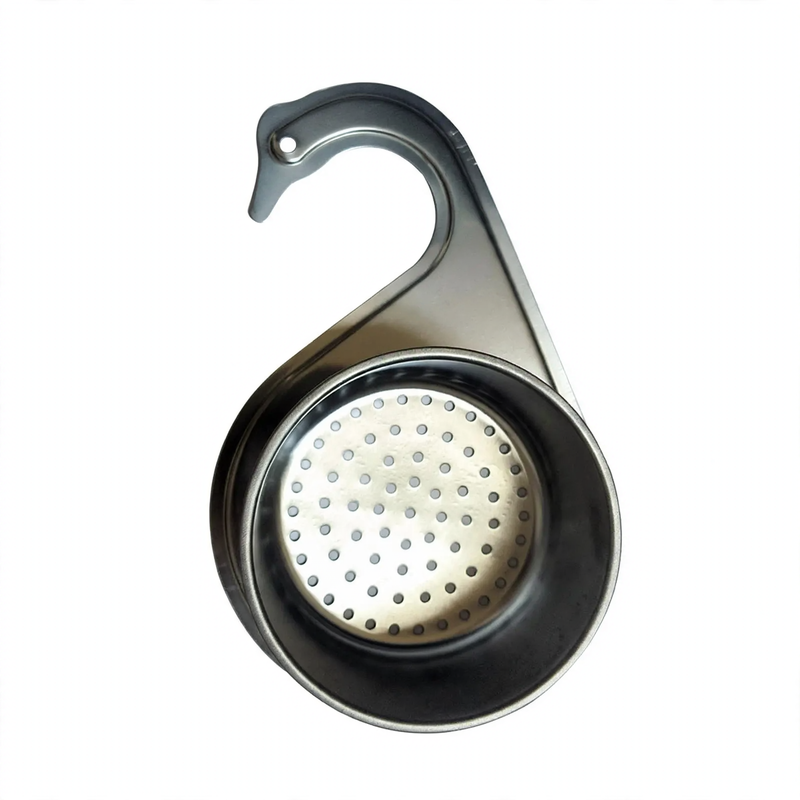 Stainless steel draining basket for the sink, hanging