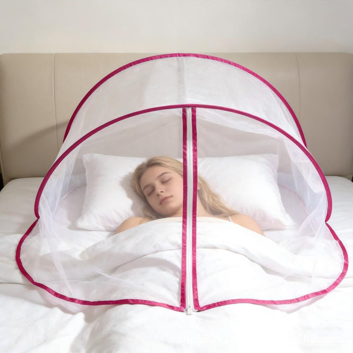 Portable mosquito net, collapsible