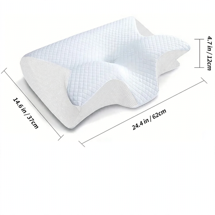 Memory foam neck support pillow