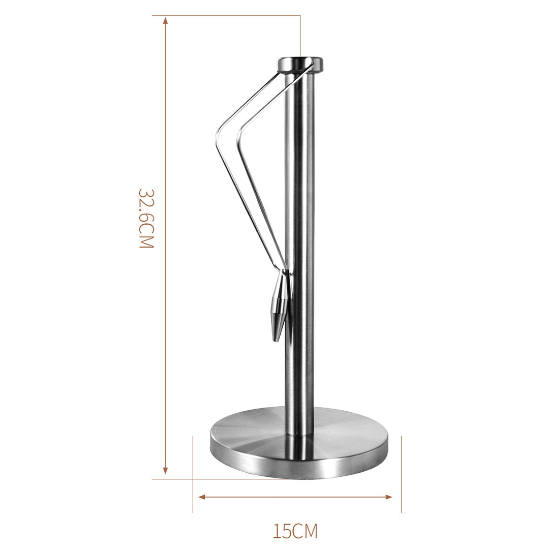 Stainless steel kitchen roll holder