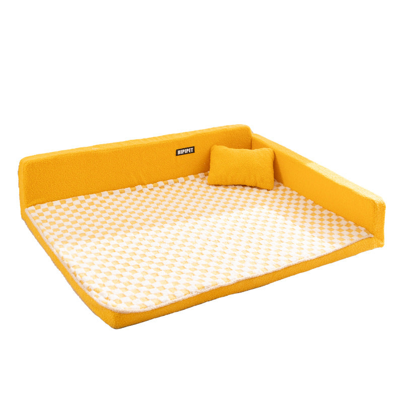 Dog bed, semi-closed, washable, foam