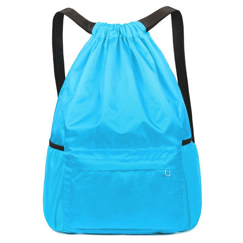 Sporty backpack with drawstring, 20 L, waterproof