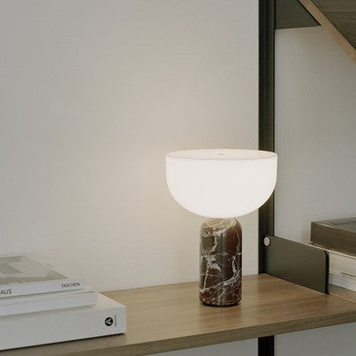 Mushroom-shaped table lamp, marble, LED, touch switch