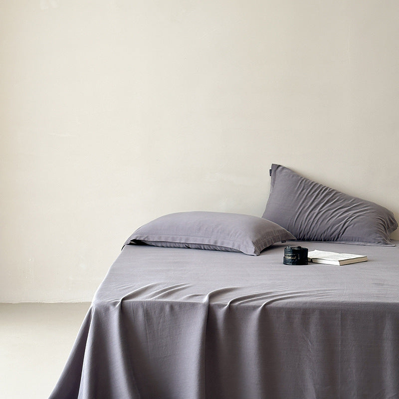 Bed linen made from lyocell fiber, stone-washed