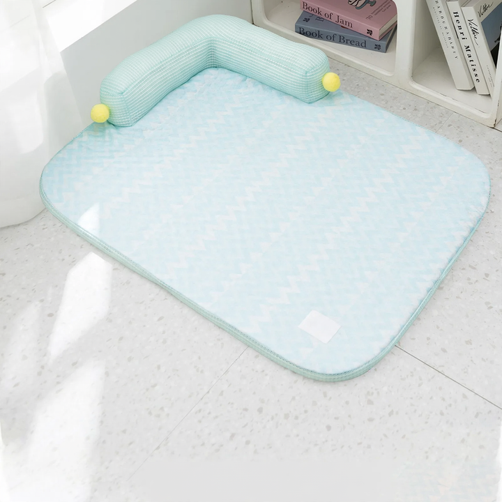 Cool bed for cats and dogs, L-shape