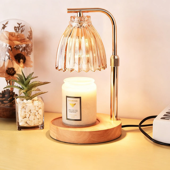 Wax melt fragrance lamp with dimmer function