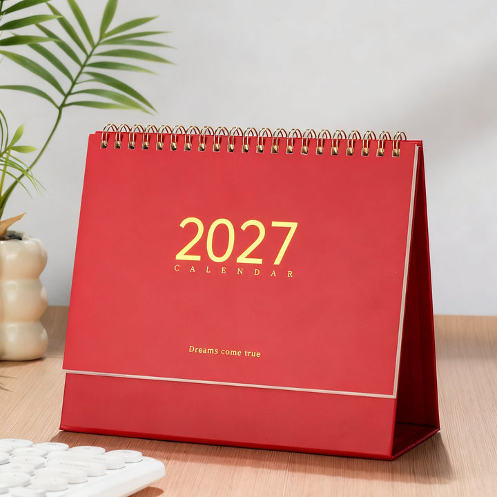 Table calendar 2027, Morandi style