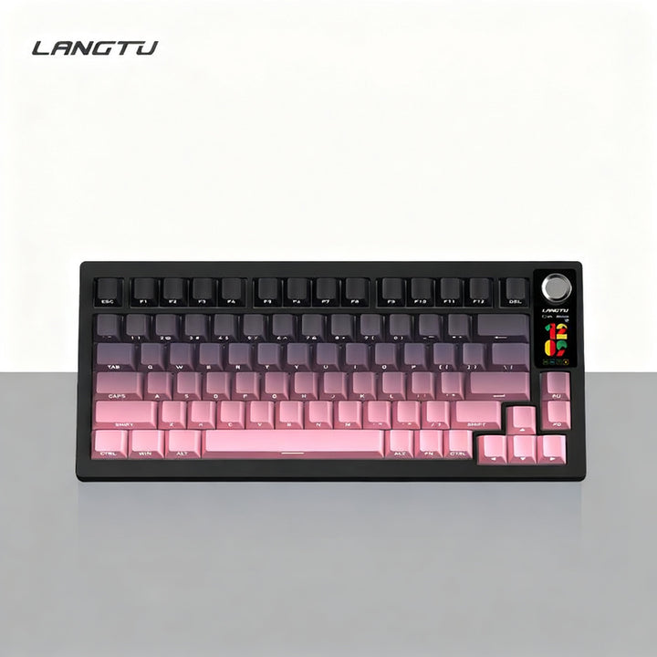 Wired gaming keyboard with mechanical switches