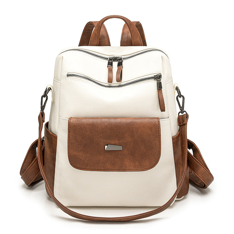 Women’s backpack made of PU, large capacity
