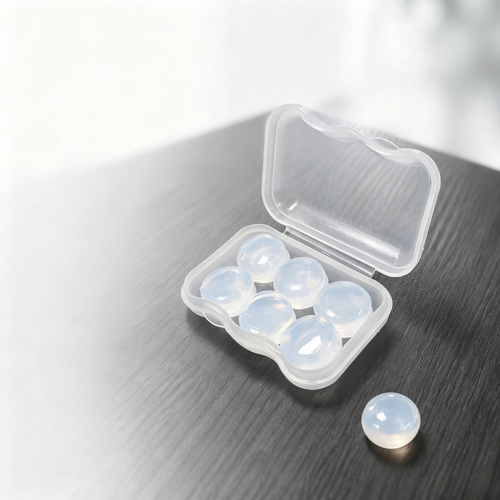 Silicone earplugs for sleeping and noise reduction