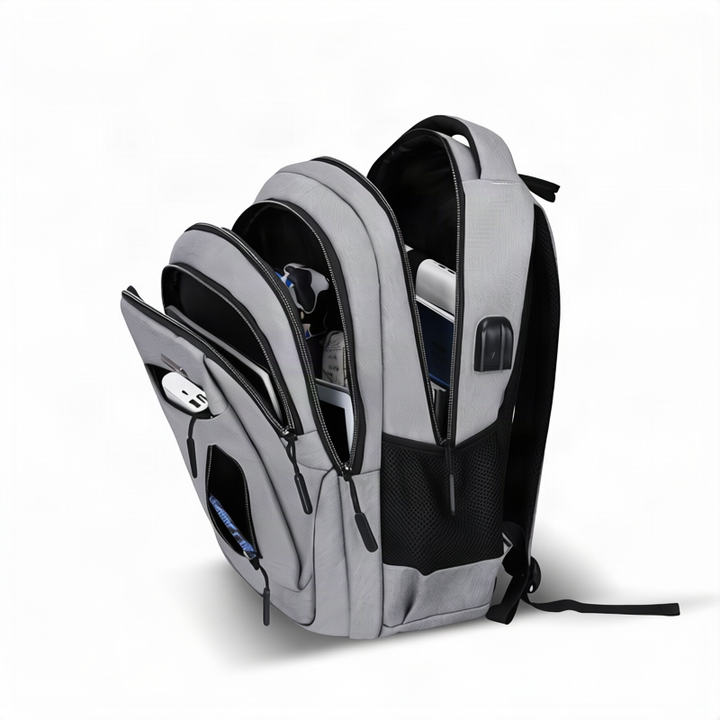 Backpack with USB charging function, large capacity, model 85233