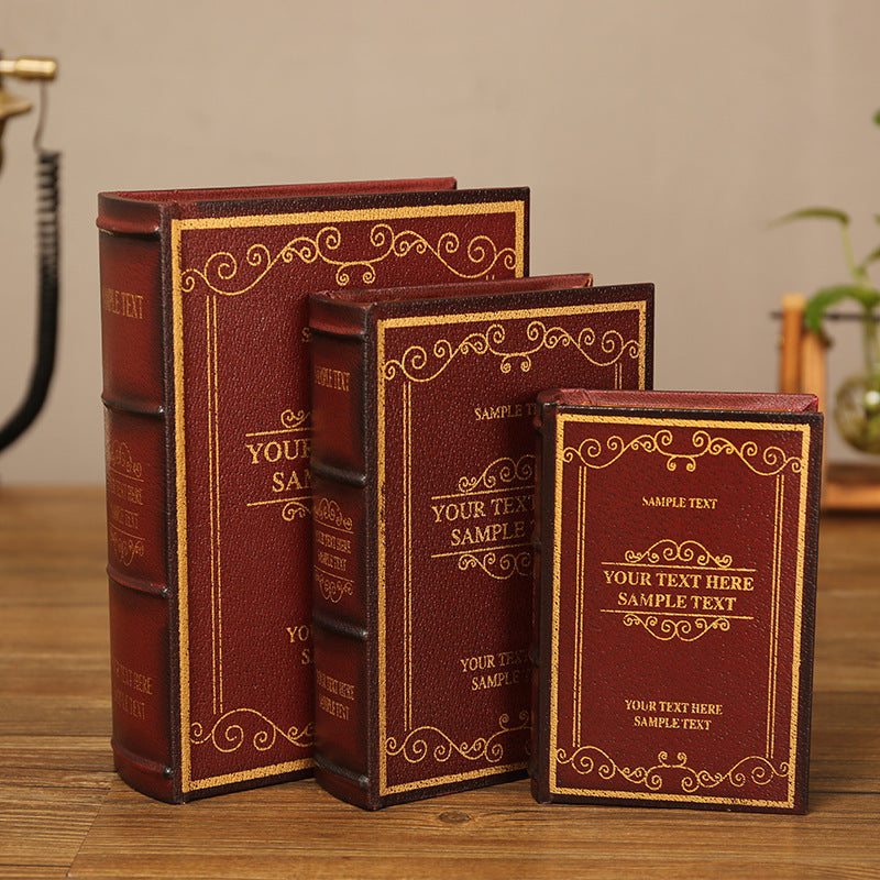 Decorative book tray made of wood, classic design