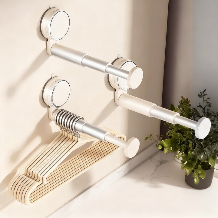 Suction cup drying rack, expandable, no drilling
