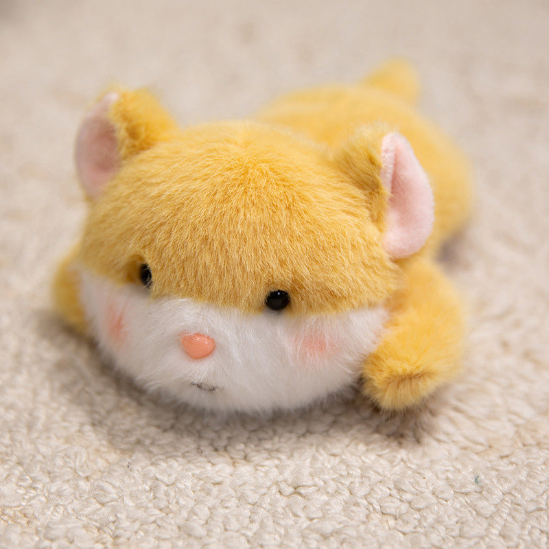 Plush refrigerator magnets, animal figures