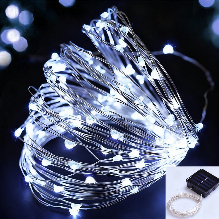Solar-Copper-Wire-String-Lights with Remote Control