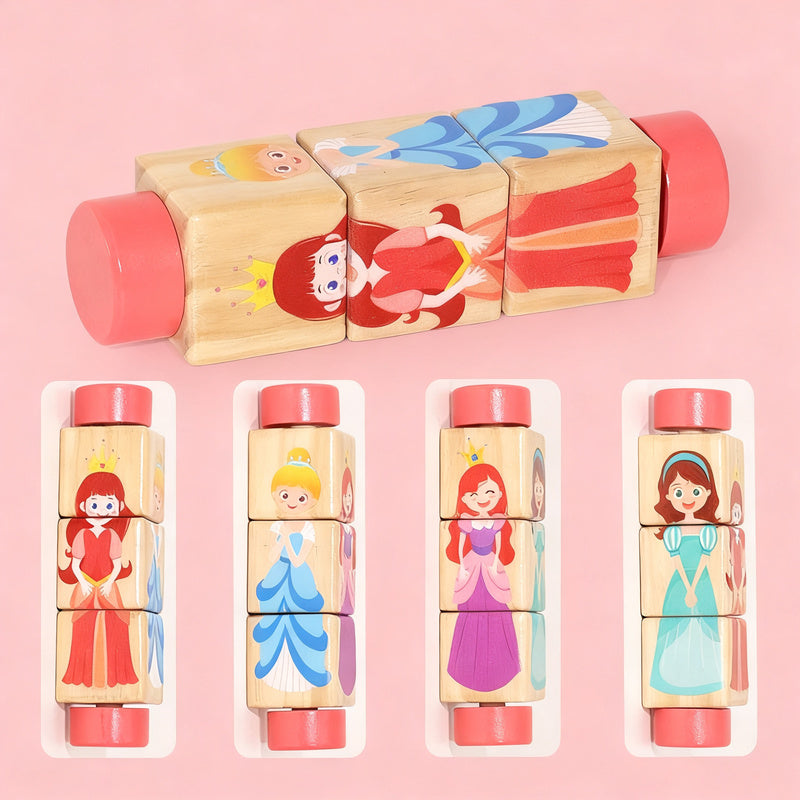 Wooden puzzle for babies, 0–3 years