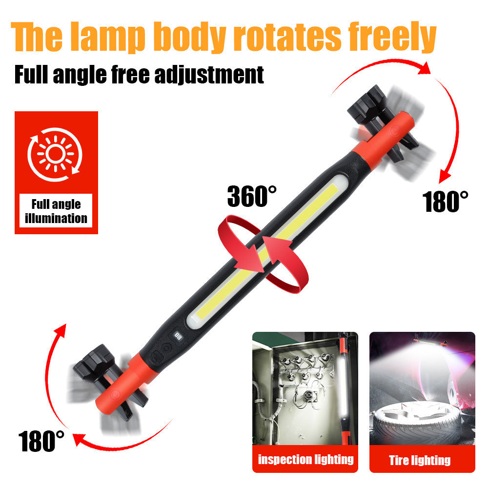 Magnetic LED inspection light, 2000 mAh, rechargeable