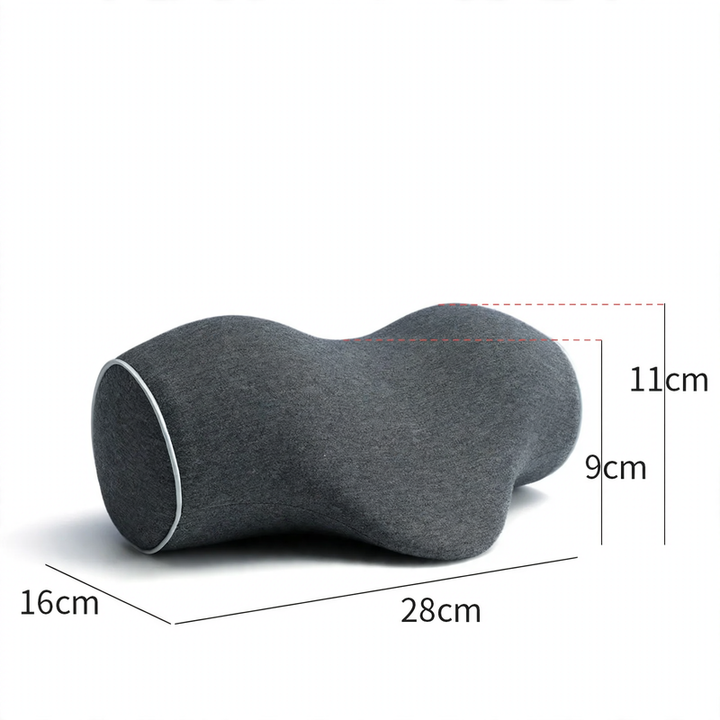 Neck support pillow, U-shape, memory foam, 20–25 cm