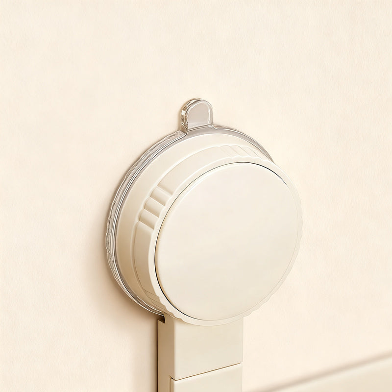 Extendable towel bar with suction cup