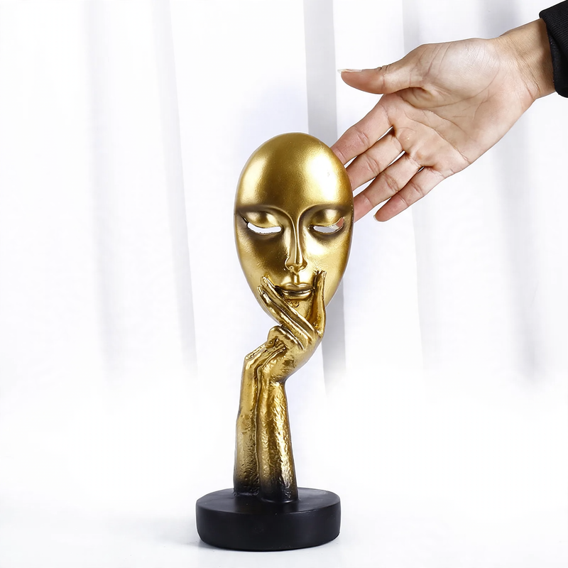 Modern art figure made of resin, decoration