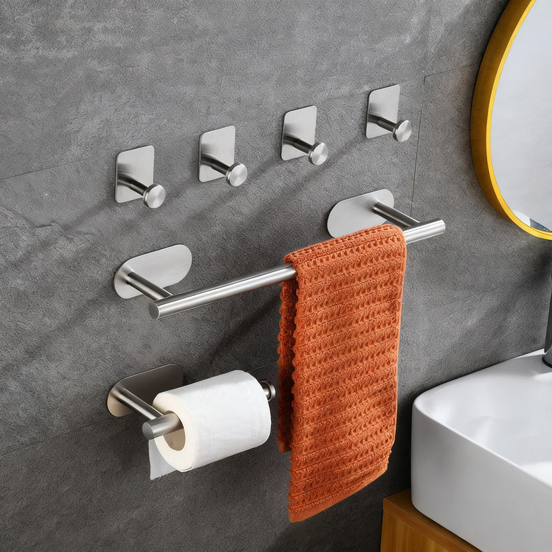 Stainless steel wall hooks, adhesive, bathroom and kitchen