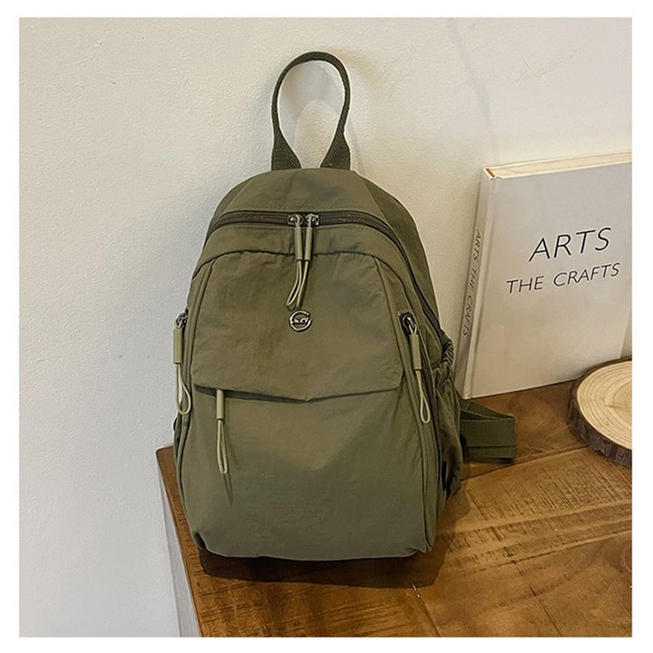 Lightweight nylon backpack, casual style